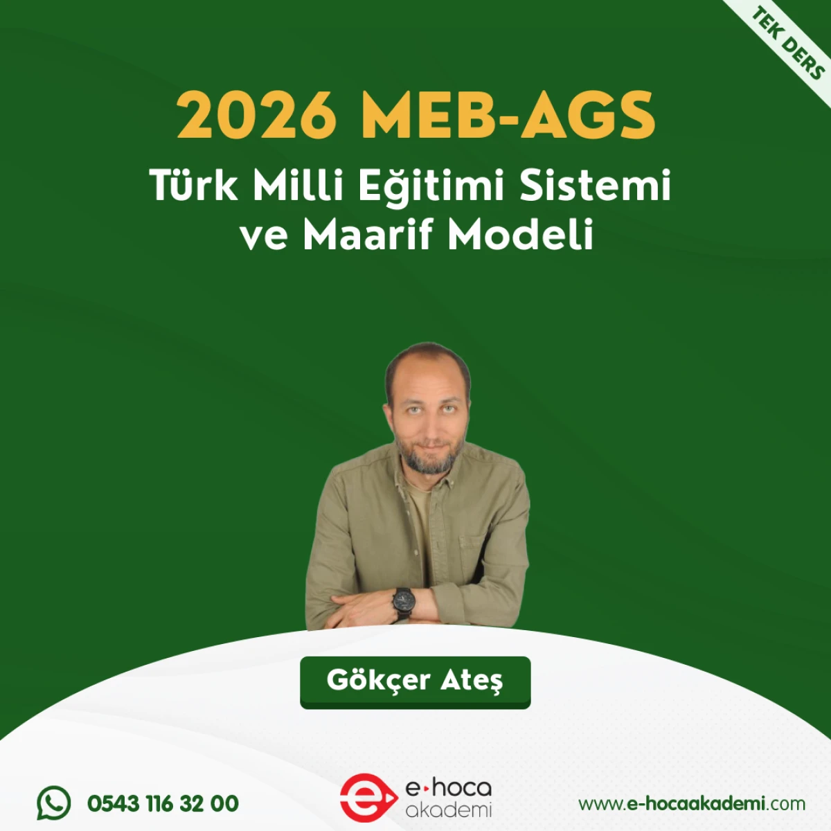 2026 MEB-AGS TÜRK MİLLİ EĞİTİM SİSTEMİ ve MAARIF MODELI