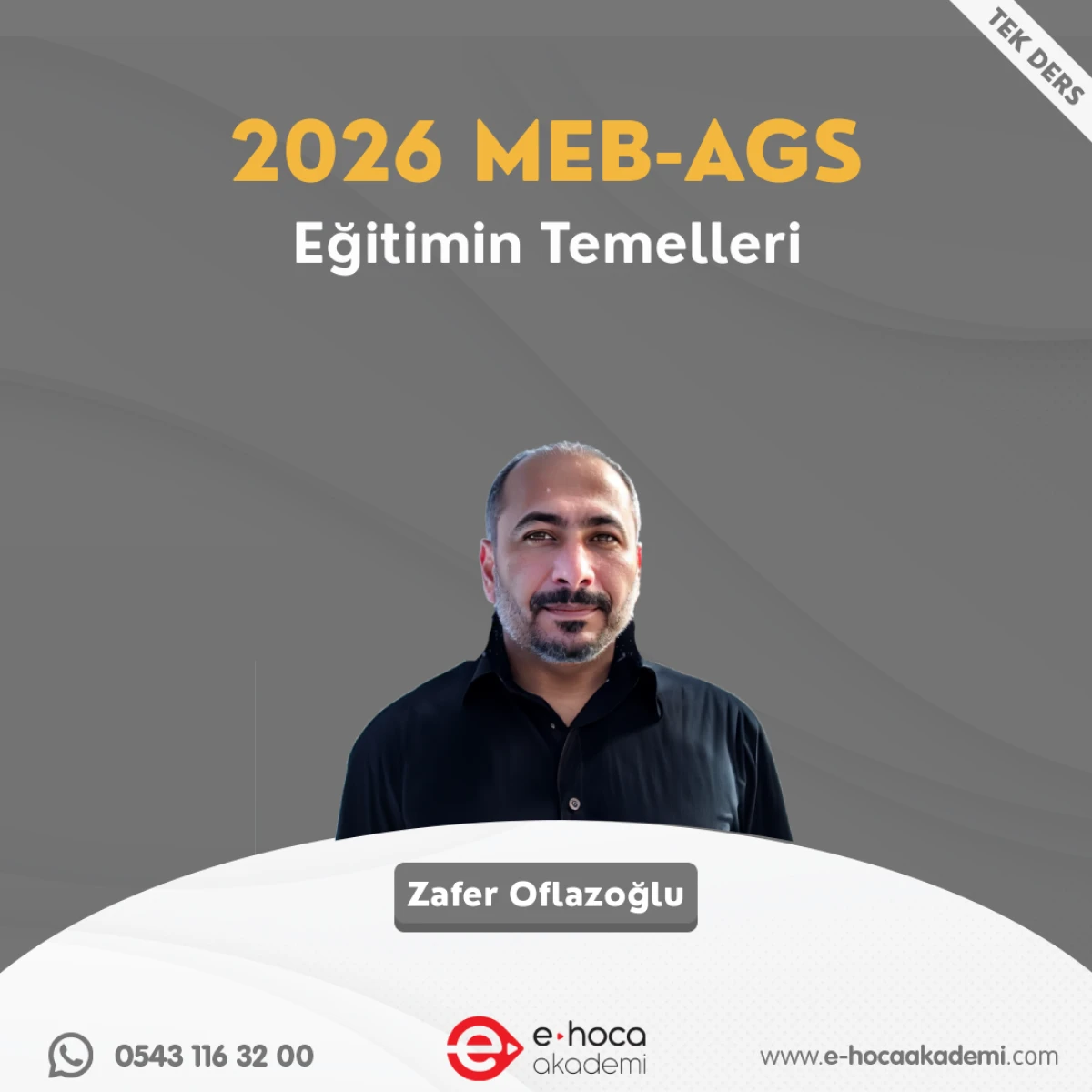 2026 MEB-AGS EĞİTİMİN TEMELLERİ