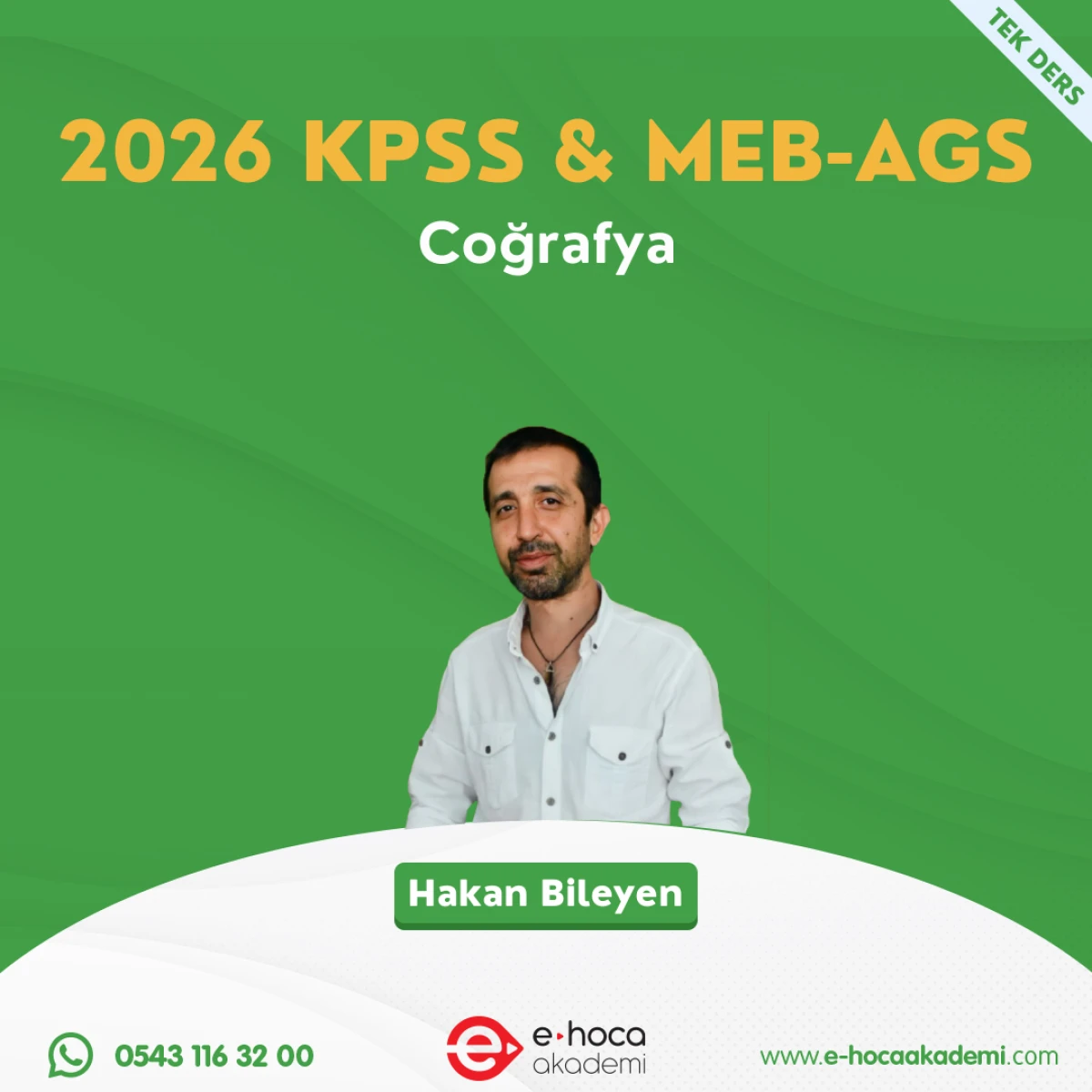 2026 KPSS & MEB-AGS - COĞRAFYA